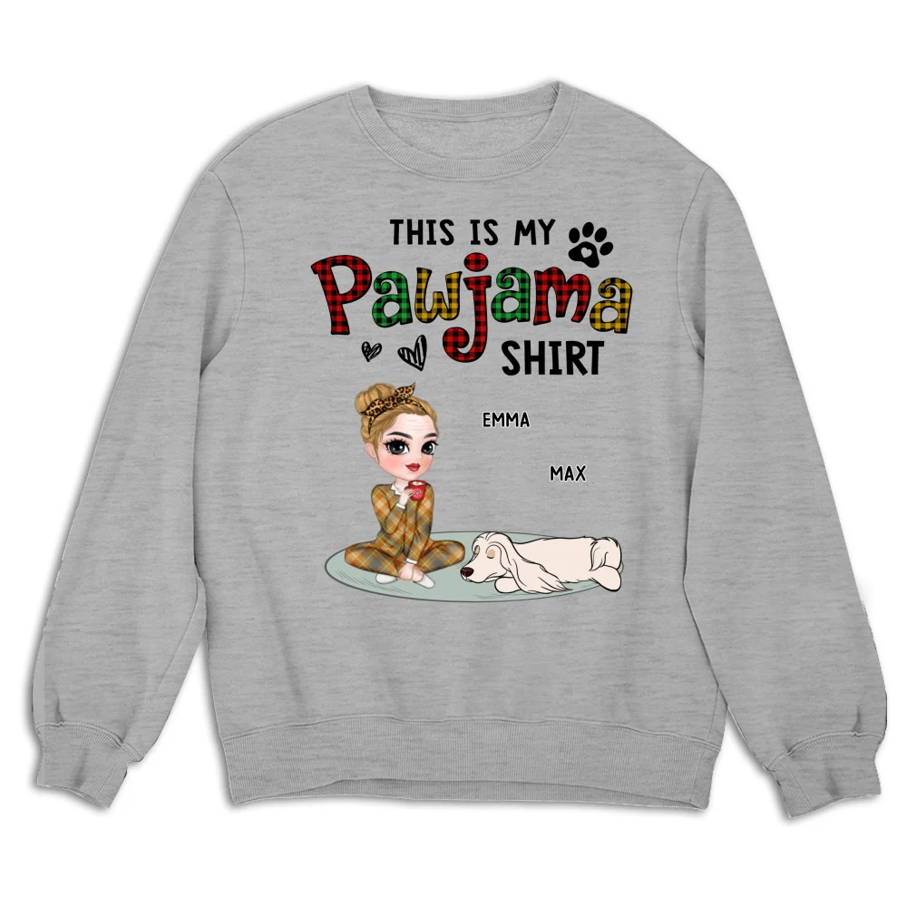 Pawjama Shirt Version 2 - Personalized Custom Sweatshirt - Image 6