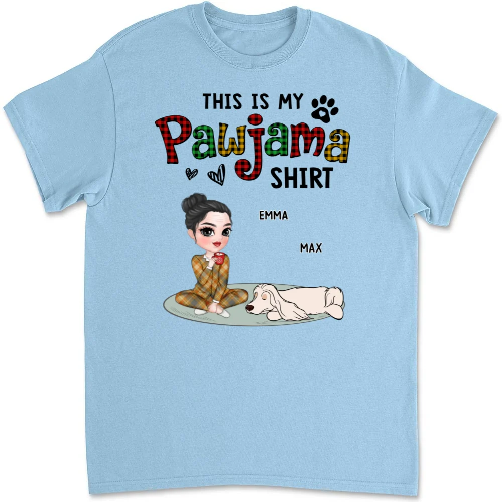 Pawjama Shirt Version 2 - Personalized Custom Unisex T-Shirt - Image 8