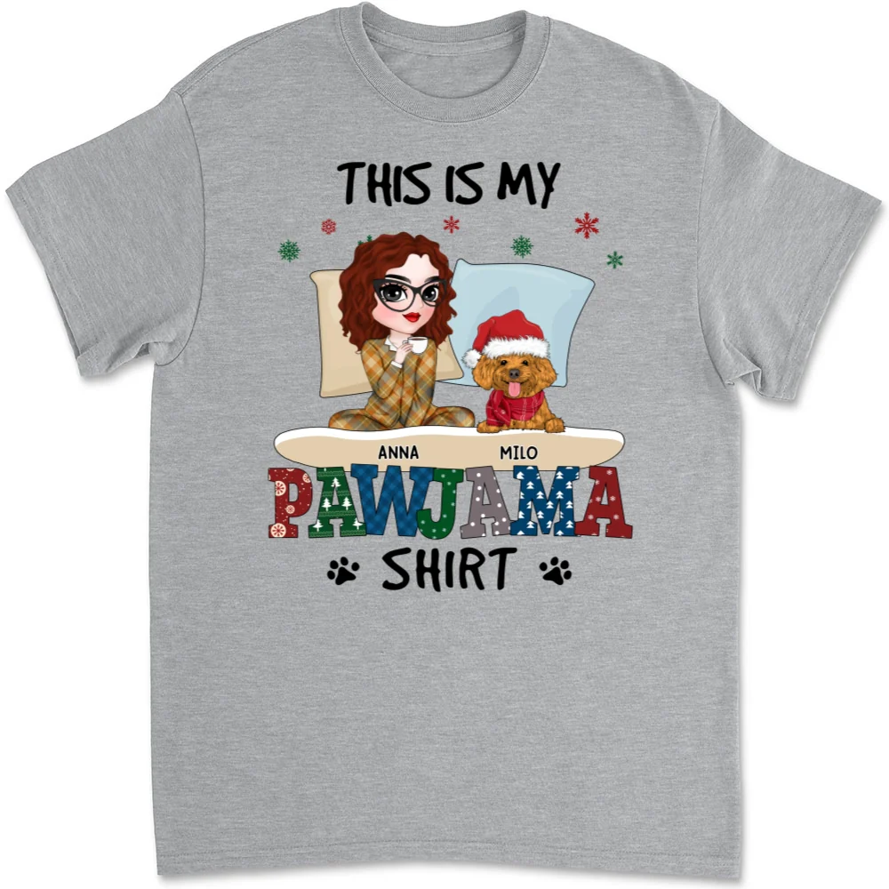 Pawjama Sleepshirt - Personalized Custom Unisex T-shirt - Image 6