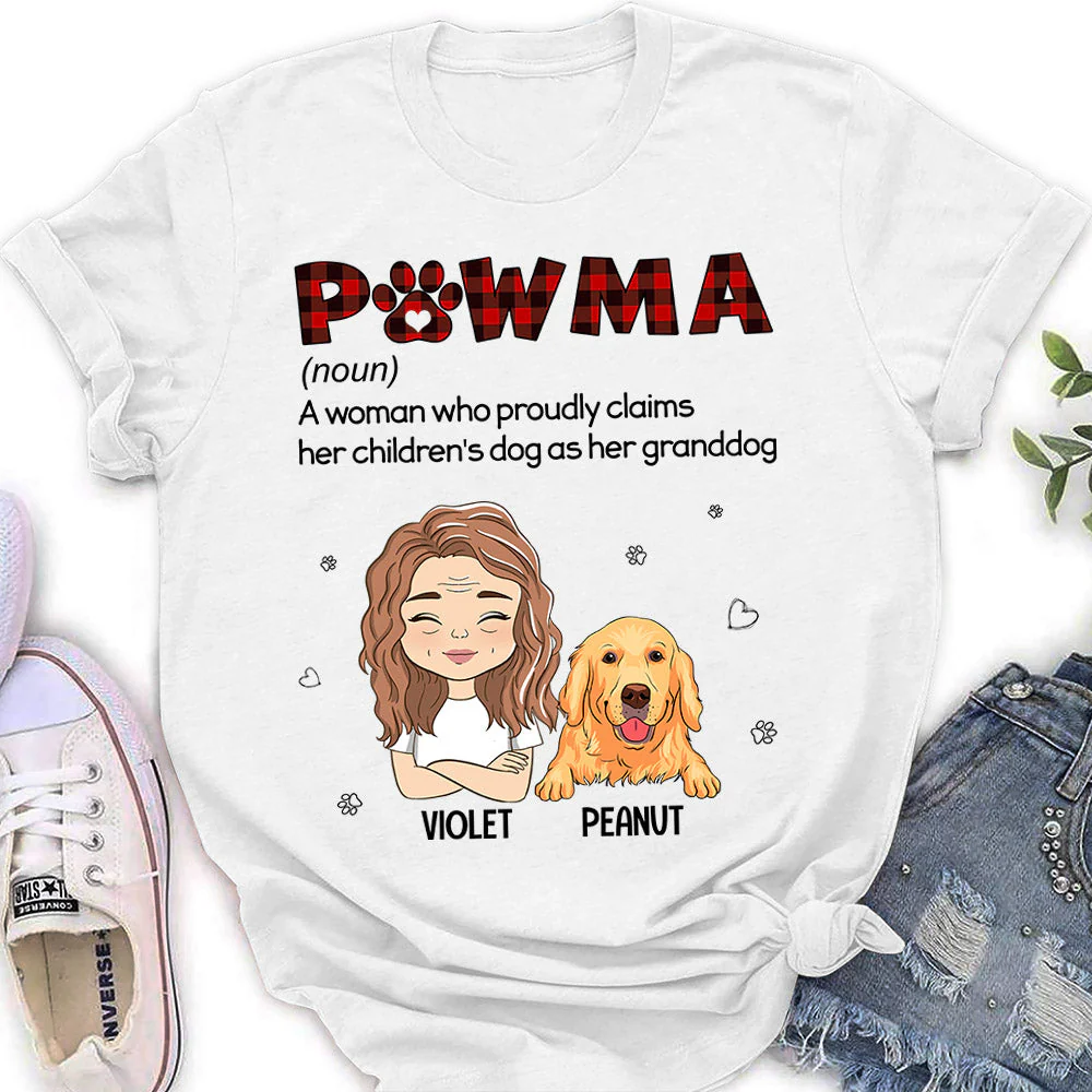 Pawma 1 - Personalized Custom Women's T-shirt - Image 2