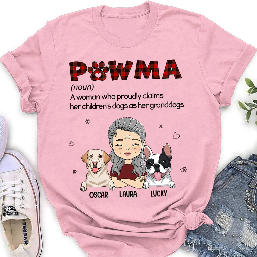 Pawma 1 - Personalized Custom Women's T-shirt - Image 3