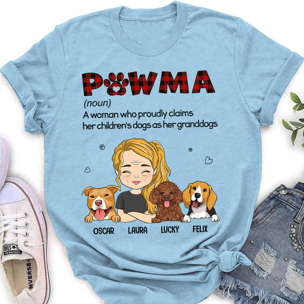 Pawma 1 - Personalized Custom Women's T-shirt - Image 4