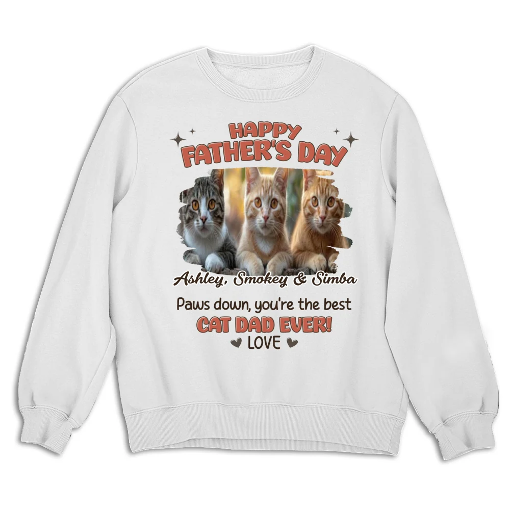 Paws Down Because Photo - Personalized Custom Shirt - Image 11