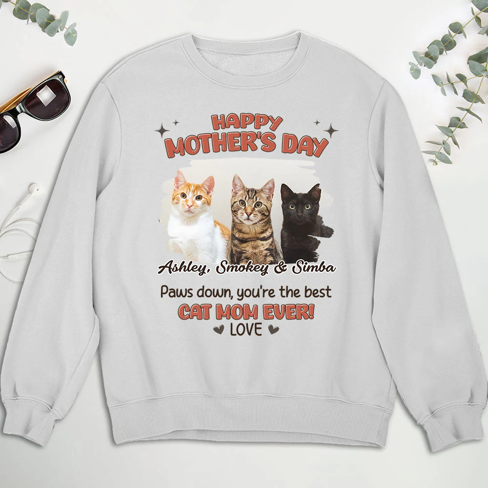 Paws Down Because Photo - Personalized Custom Shirt - Image 5
