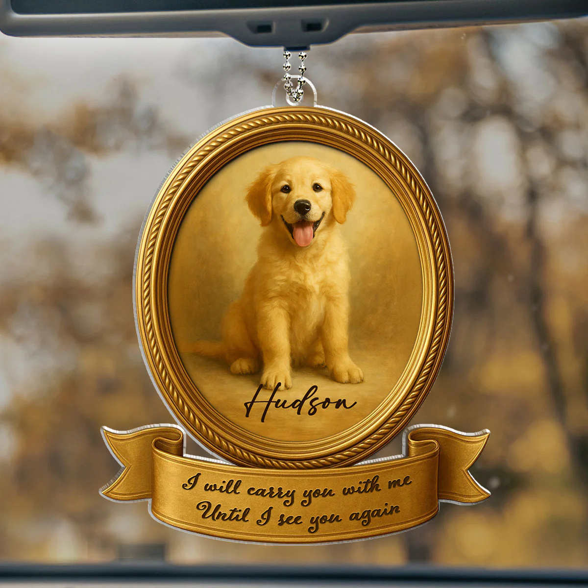 Paws In Heaven - Personalized Custom Car Ornament - Image 2
