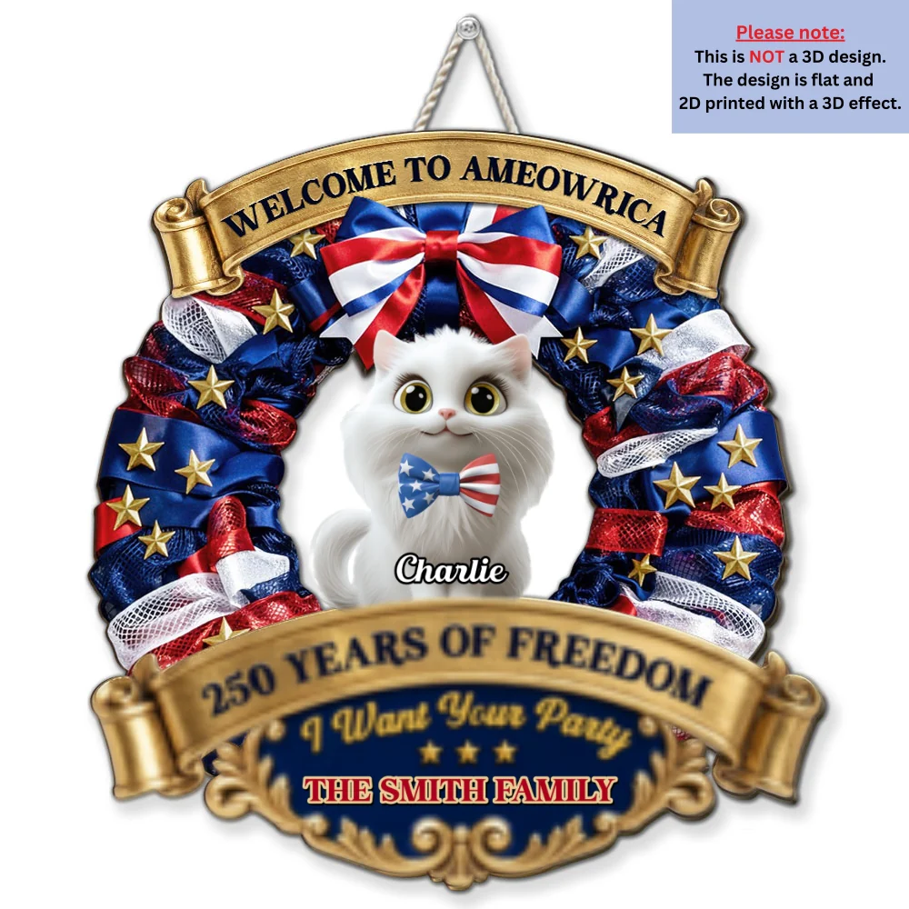Paws Of Freedom 250 - Personalized Custom Wood Sign - Image 7
