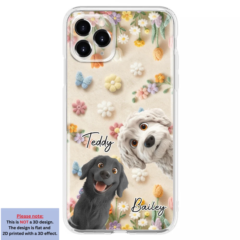Paws Off Mommy Phone - Personalized Custom 3D Effect Phone Case - Image 10
