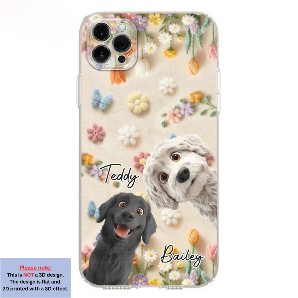 Paws Off Mommy Phone - Personalized Custom 3D Effect Phone Case - Image 12