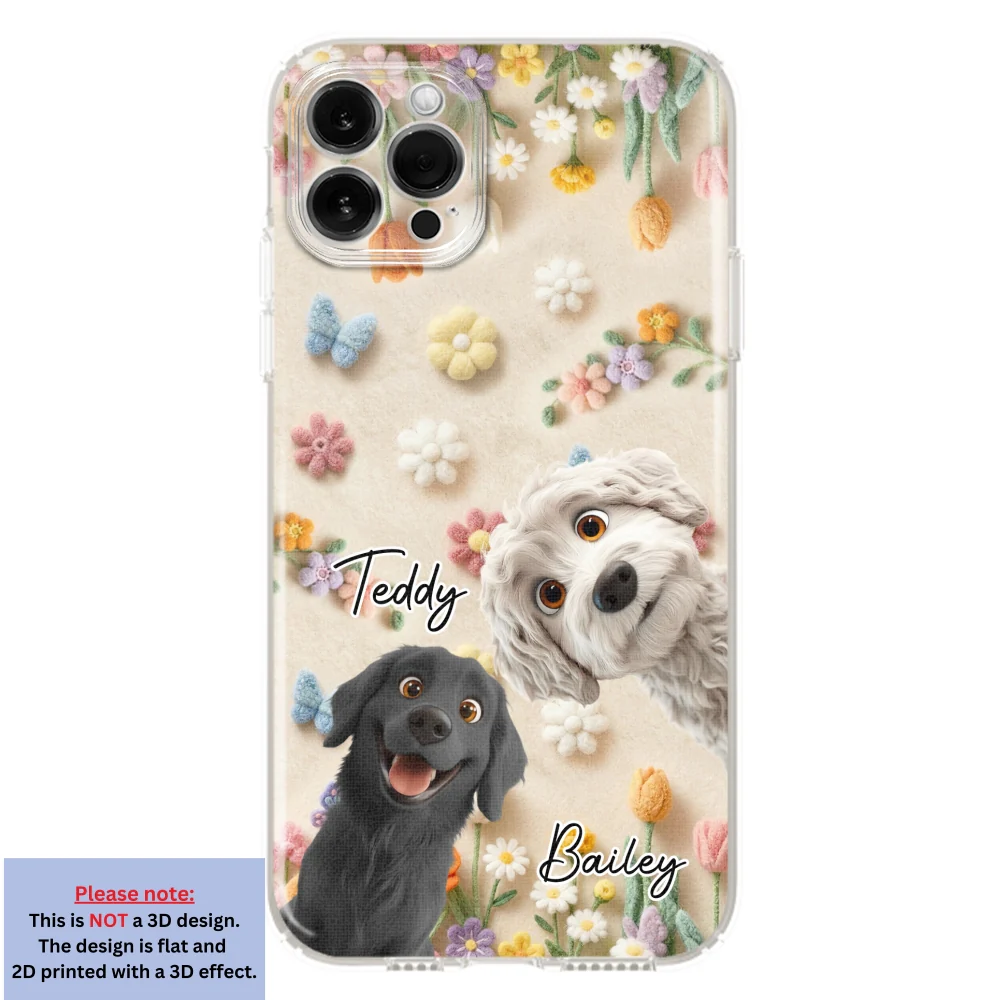 Paws Off Mommy Phone - Personalized Custom 3D Effect Phone Case - Image 13