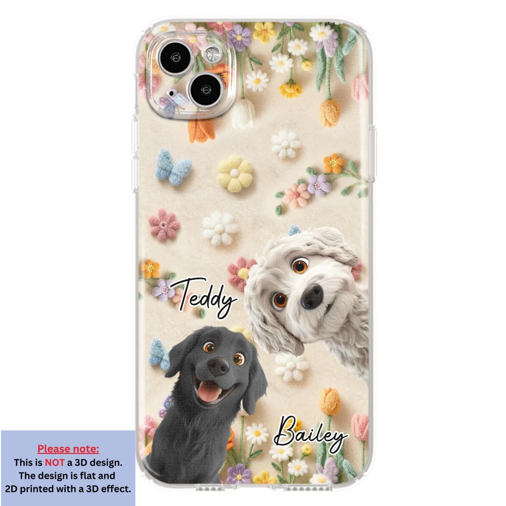 Paws Off Mommy Phone - Personalized Custom 3D Effect Phone Case - Image 14