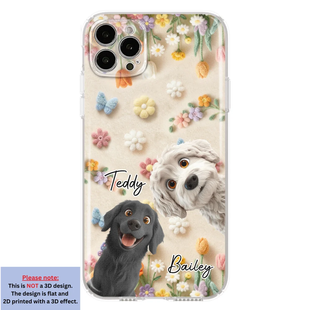 Paws Off Mommy Phone - Personalized Custom 3D Effect Phone Case - Image 16