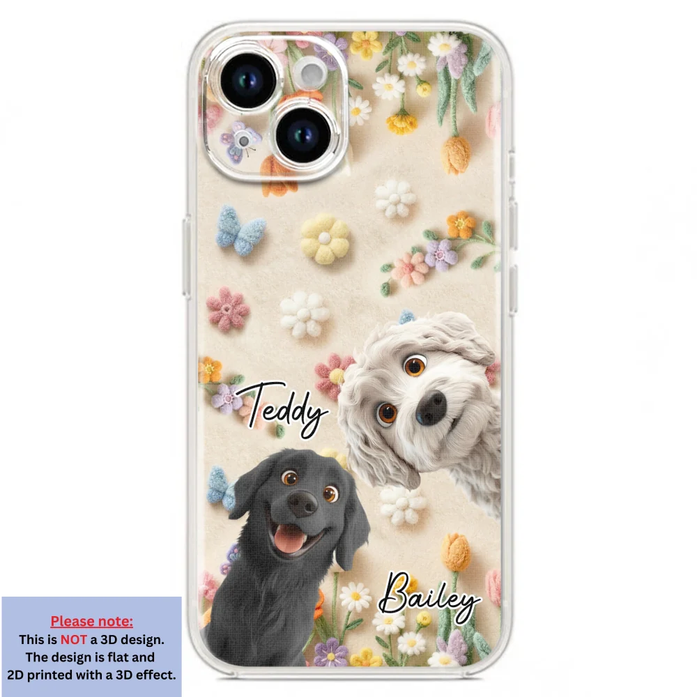 Paws Off Mommy Phone - Personalized Custom 3D Effect Phone Case - Image 18