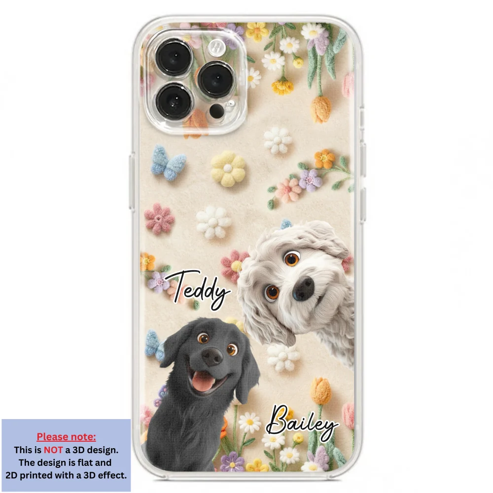 Paws Off Mommy Phone - Personalized Custom 3D Effect Phone Case - Image 19
