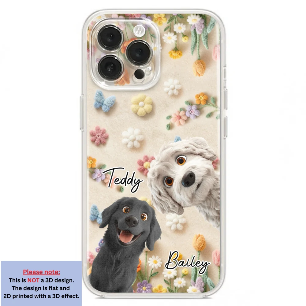 Paws Off Mommy Phone - Personalized Custom 3D Effect Phone Case - Image 20