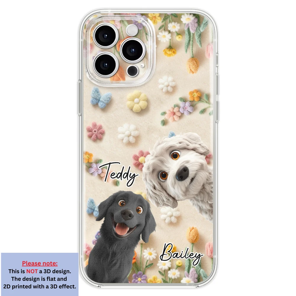 Paws Off Mommy Phone - Personalized Custom 3D Effect Phone Case - Image 22