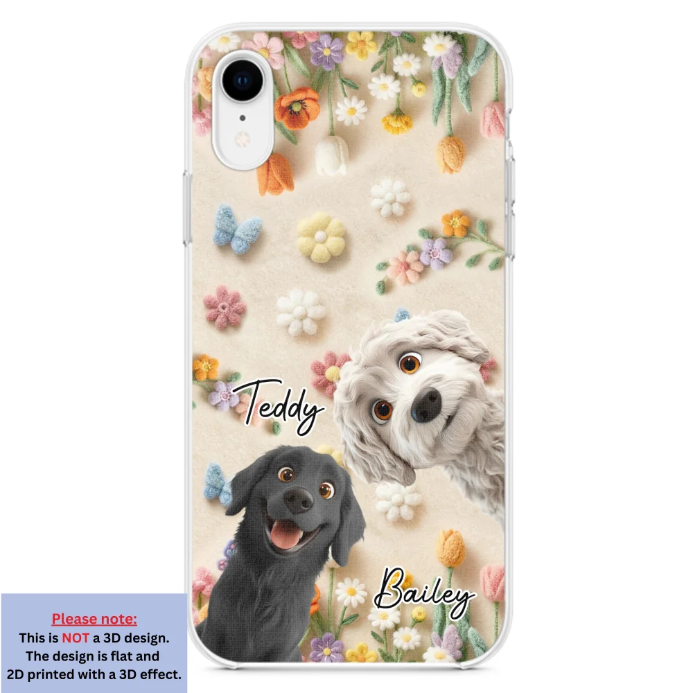 Paws Off Mommy Phone - Personalized Custom 3D Effect Phone Case - Image 23