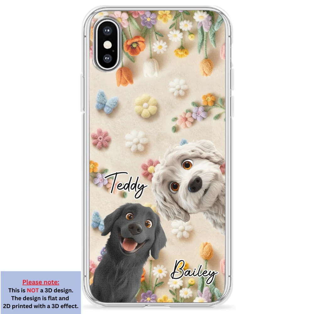 Paws Off Mommy Phone - Personalized Custom 3D Effect Phone Case - Image 25