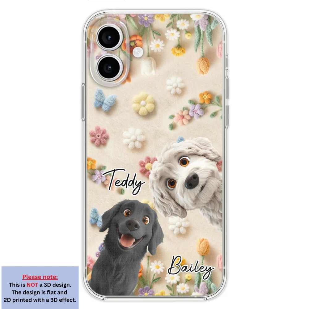 Paws Off Mommy Phone - Personalized Custom 3D Effect Phone Case - Image 26
