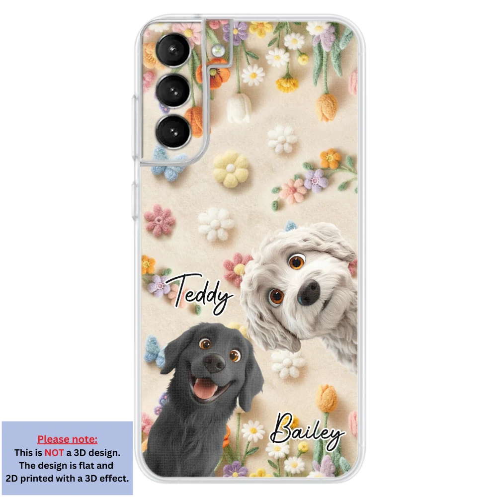 Paws Off Mommy Phone - Personalized Custom 3D Effect Phone Case - Image 28