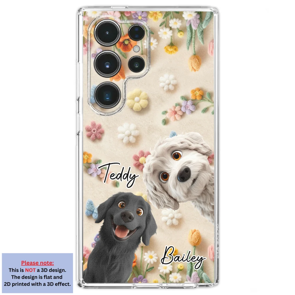 Paws Off Mommy Phone - Personalized Custom 3D Effect Phone Case - Image 29