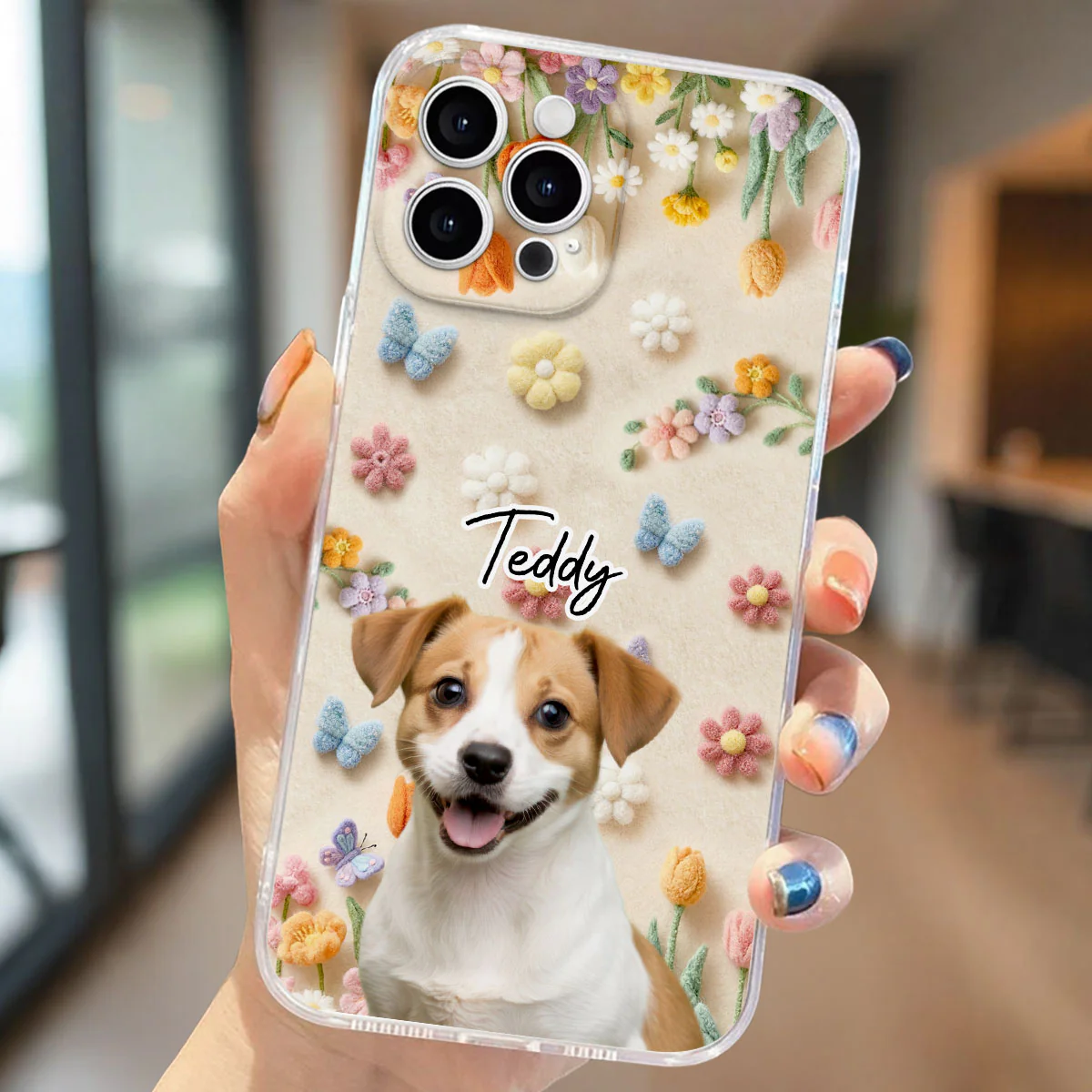 Paws Off Mommy Phone - Personalized Custom 3D Effect Phone Case - Image 3