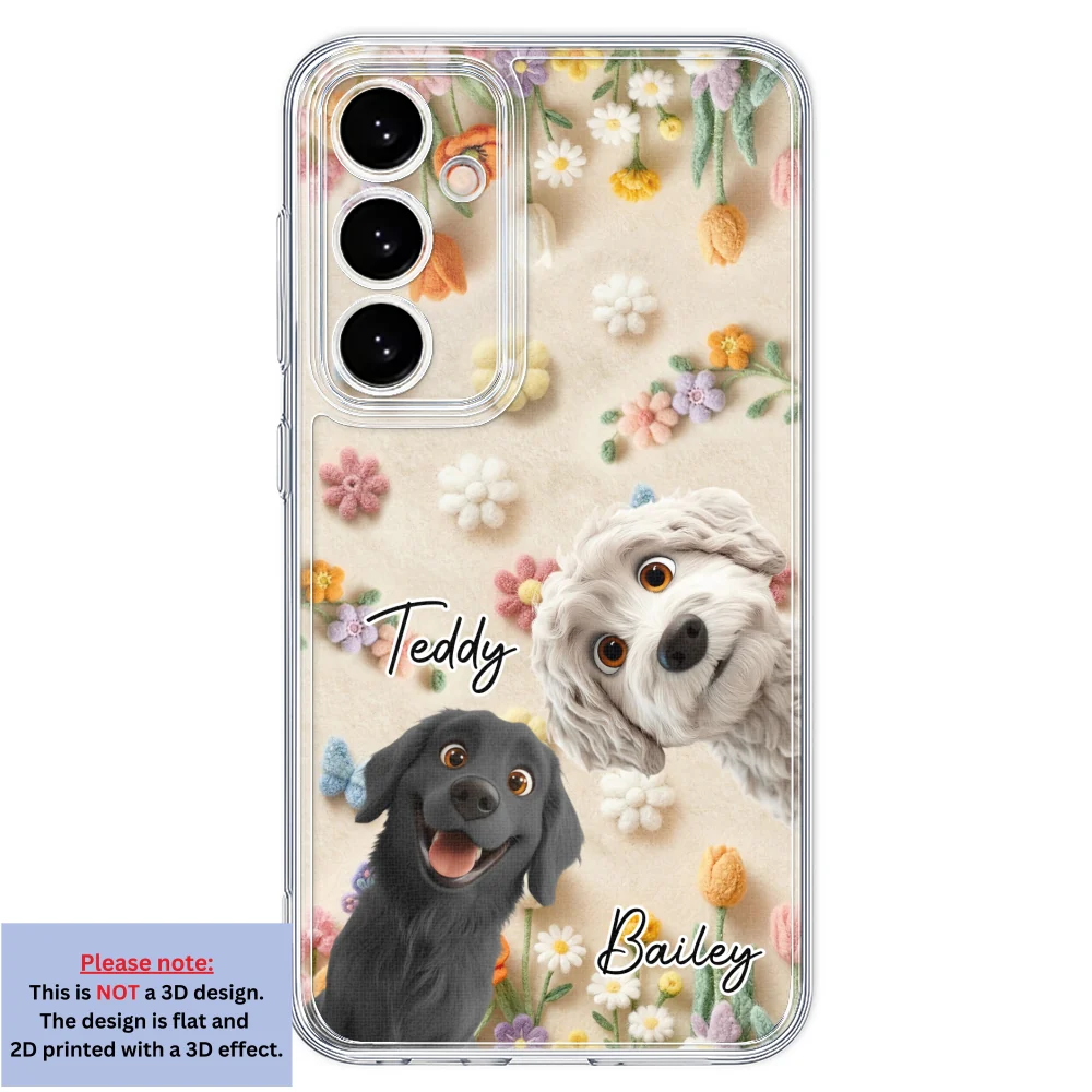 Paws Off Mommy Phone - Personalized Custom 3D Effect Phone Case - Image 31