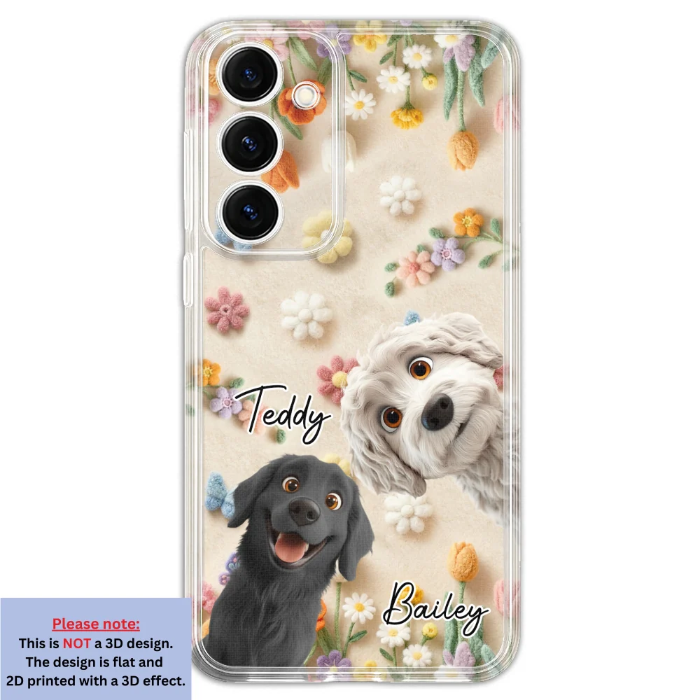Paws Off Mommy Phone - Personalized Custom 3D Effect Phone Case - Image 33