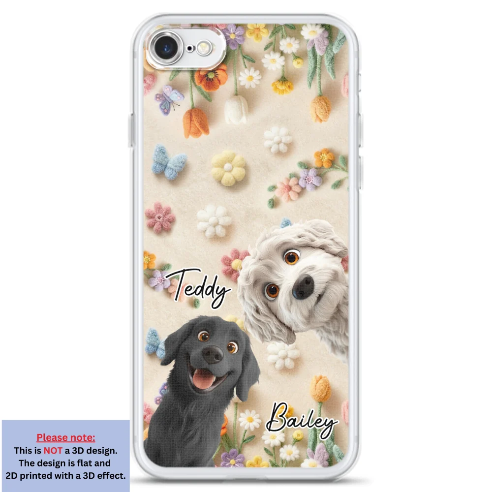 Paws Off Mommy Phone - Personalized Custom 3D Effect Phone Case - Image 6