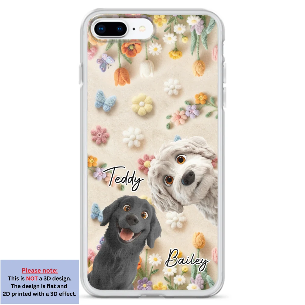 Paws Off Mommy Phone - Personalized Custom 3D Effect Phone Case - Image 7