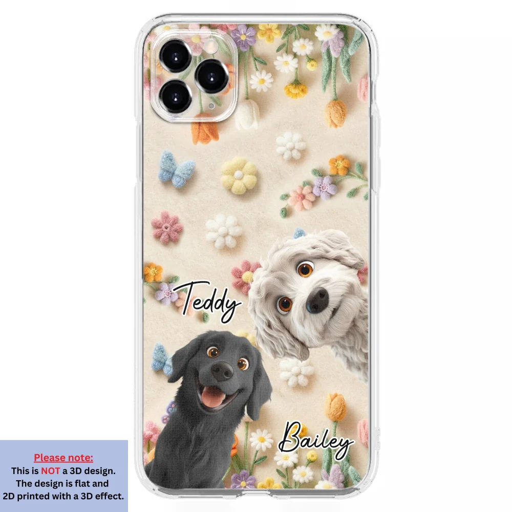 Paws Off Mommy Phone - Personalized Custom 3D Effect Phone Case - Image 9