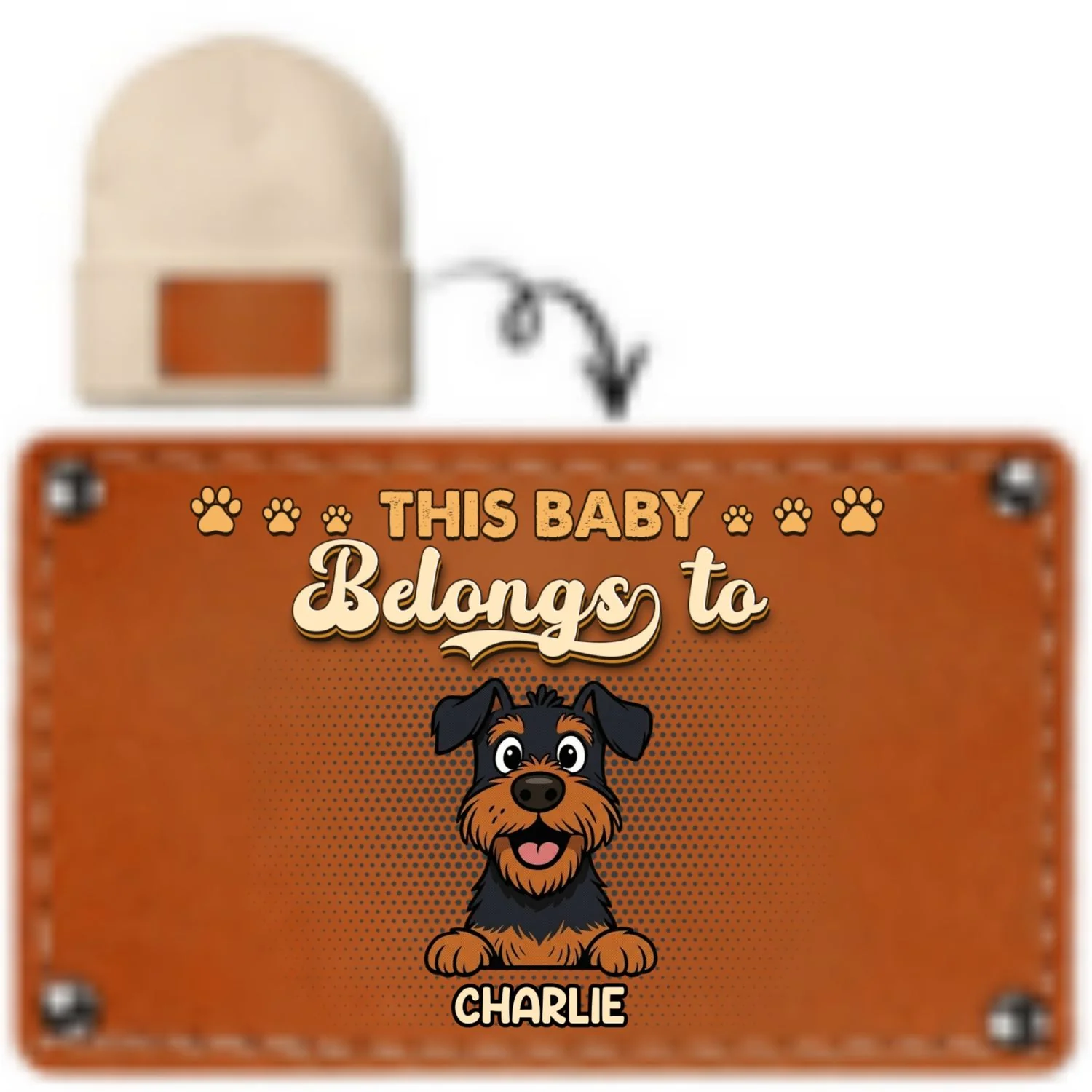 Paws Possessed - Personalized Custom Beanie - Image 7