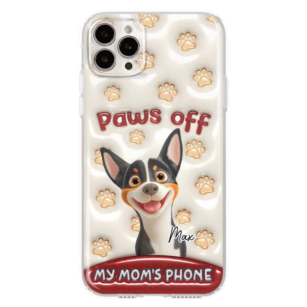 Paws Restricted - Personalized Custom 3D Inflated Effect Phone Case - Image 15