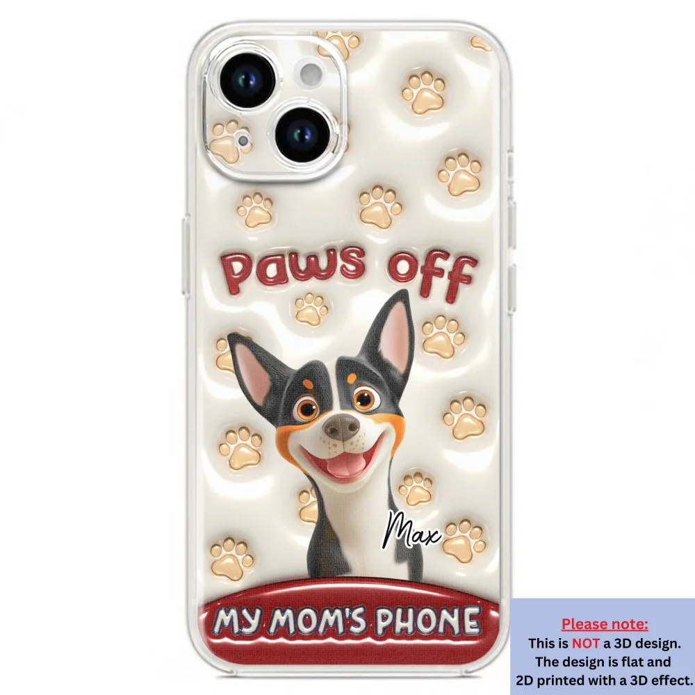 Paws Restricted - Personalized Custom 3D Inflated Effect Phone Case - Image 17