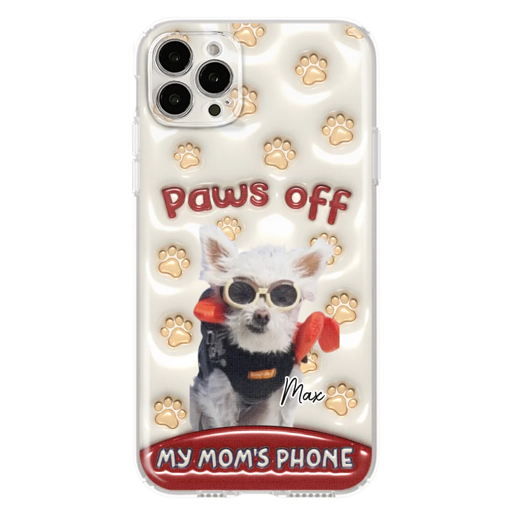 Paws Restricted Photo - Personalized Custom 3D Inflated Effect Phone Case - Image 13