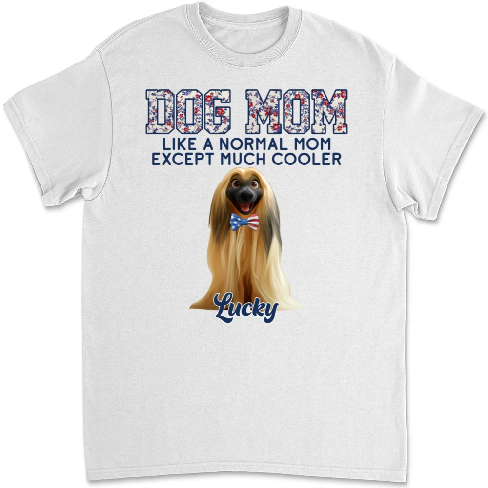 Pawsome Dog Mom - Personalized Custom Unisex T-shirt - Image 5