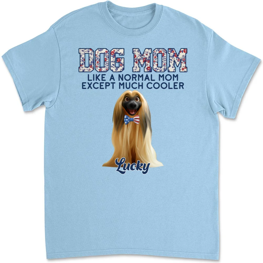 Pawsome Dog Mom - Personalized Custom Unisex T-shirt - Image 7
