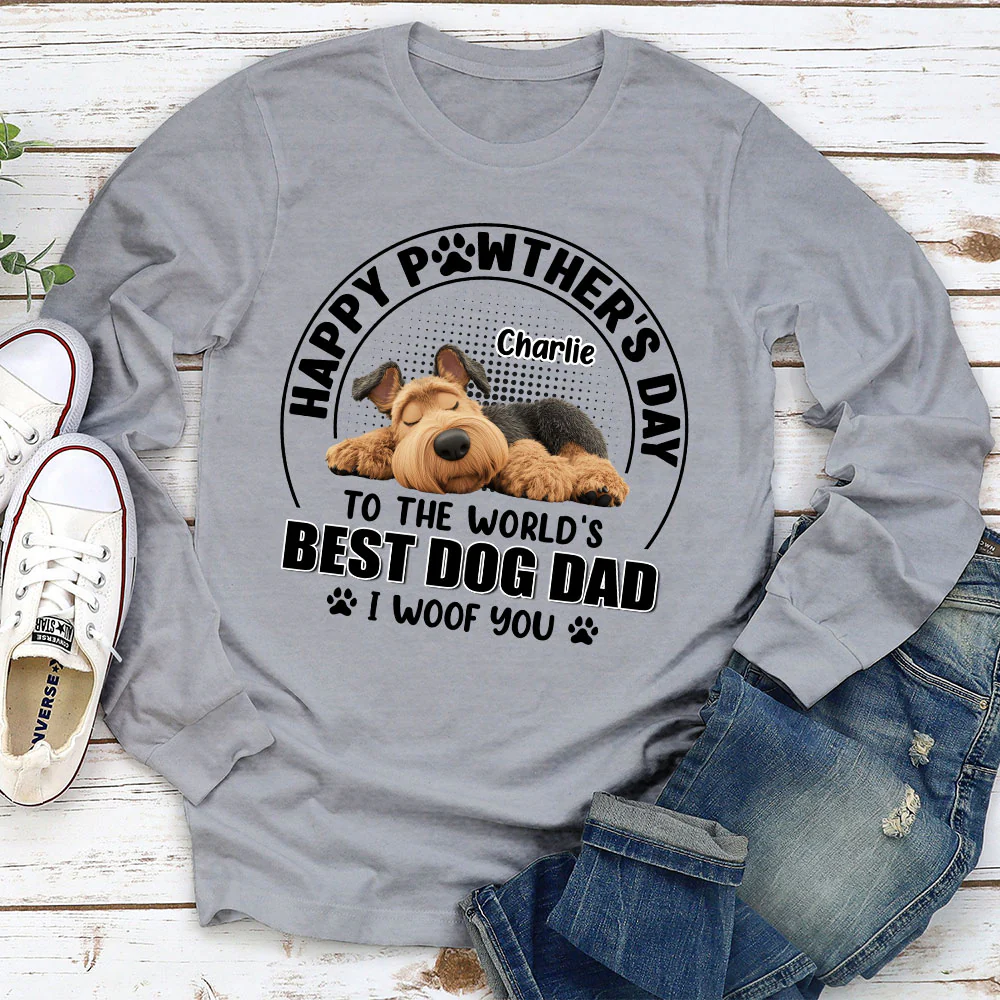 Pawther's Day - Personalized Custom Long Sleeve T-shirt - Image 2