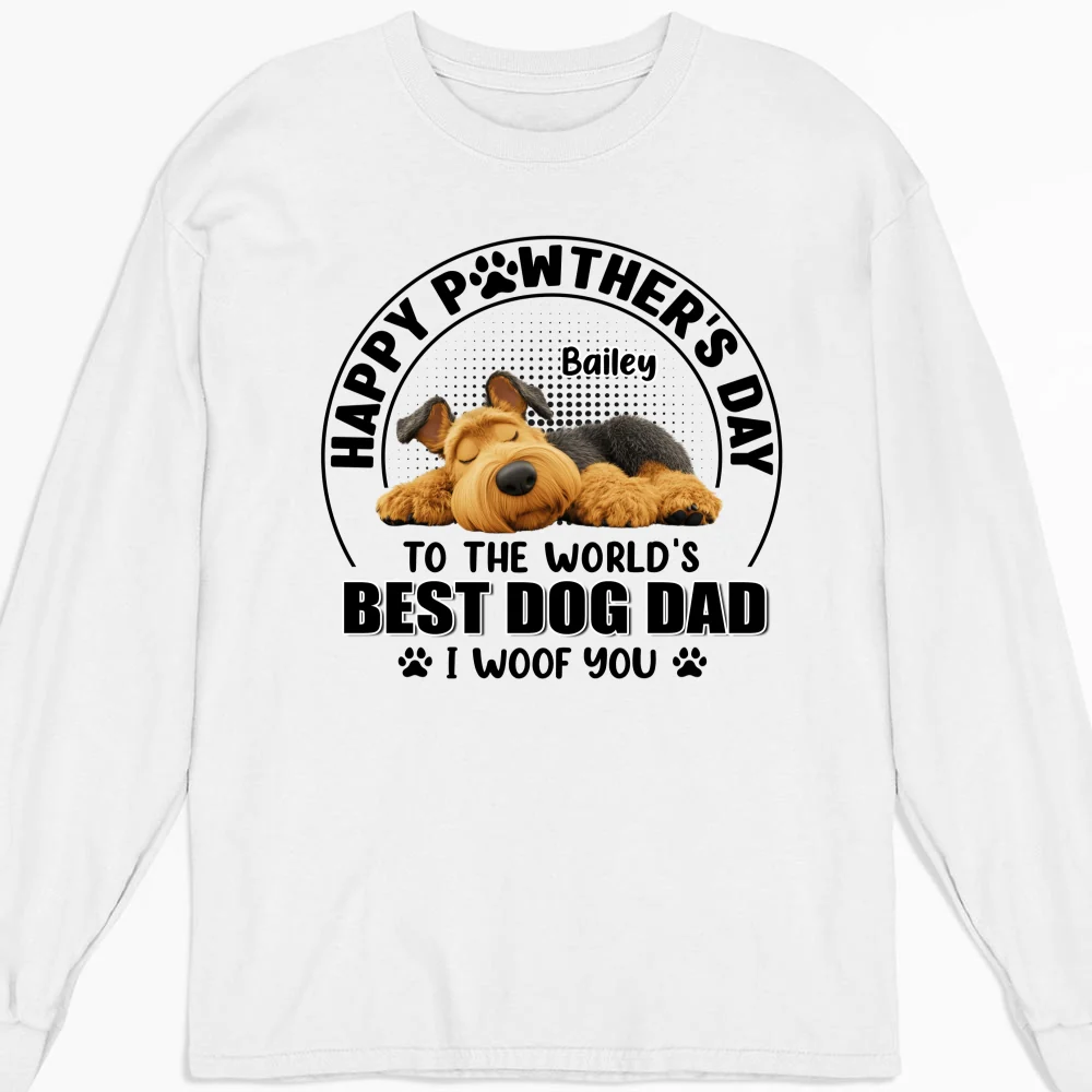 Pawther's Day - Personalized Custom Long Sleeve T-shirt - Image 4