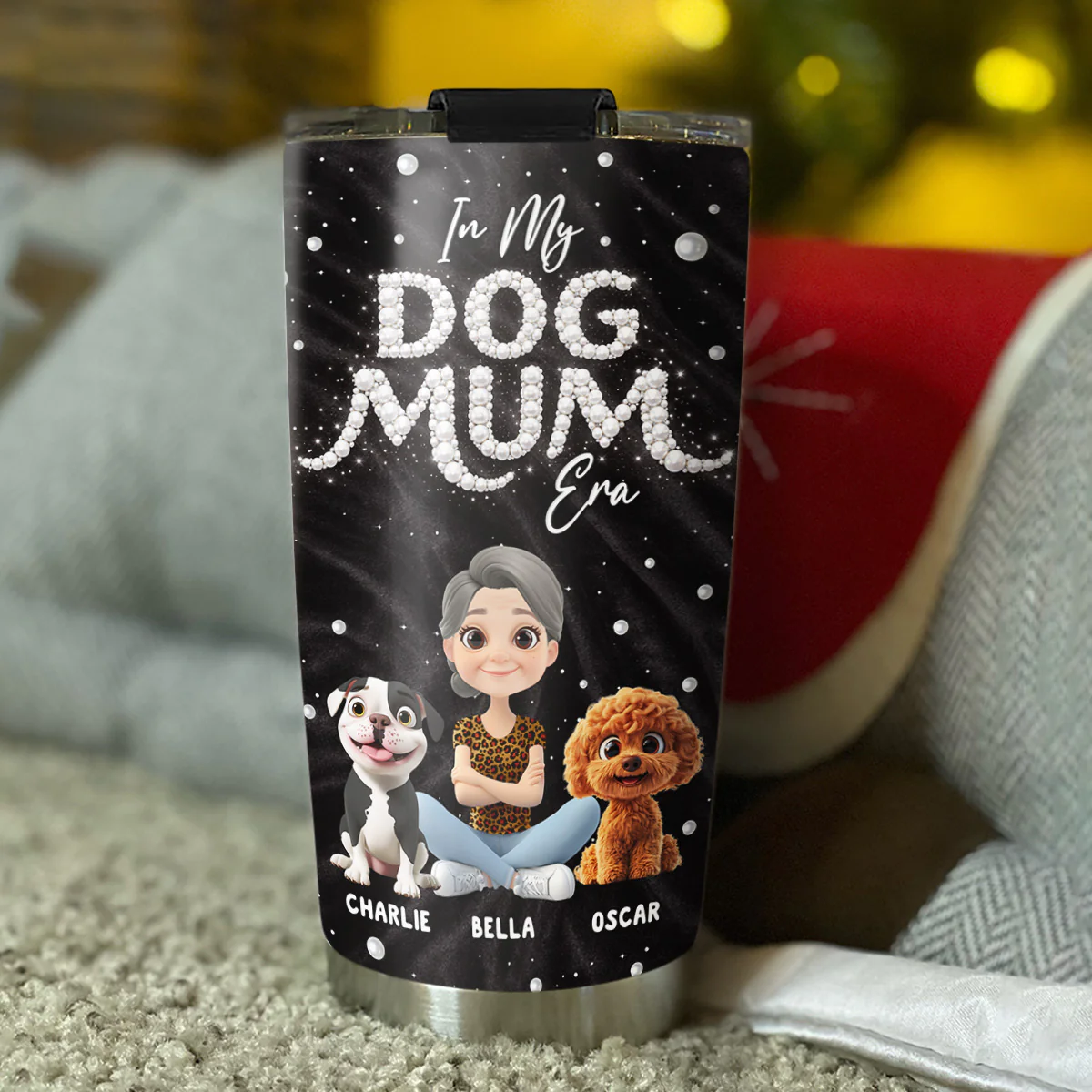 Pearl On You - Personalized Custom 3D Effect Tumbler - Image 2