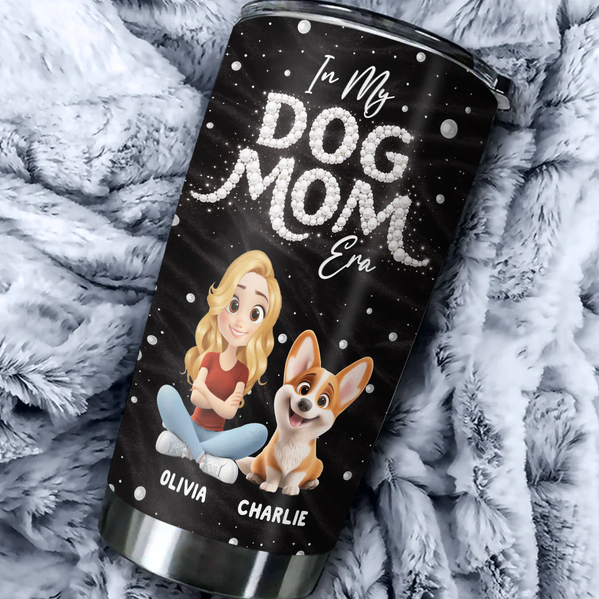 Pearl On You - Personalized Custom 3D Effect Tumbler - Image 5