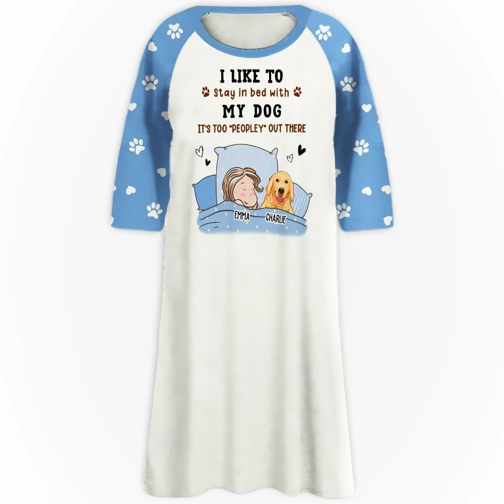 Peopley Out There - Personalized Custom 3/4 Sleeve Dress - Image 3