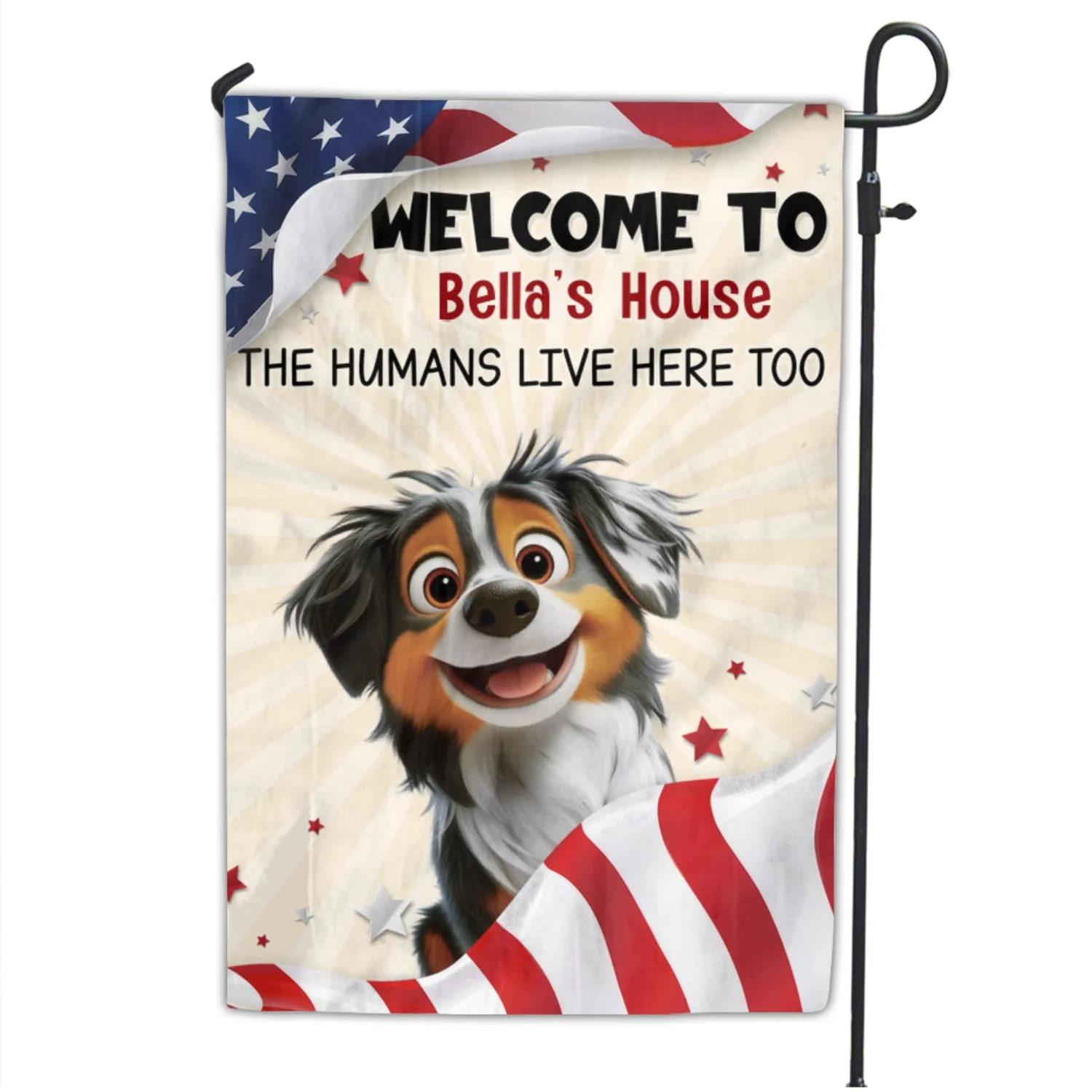 Permission To Come In - Personalized Custom Flag - Image 6