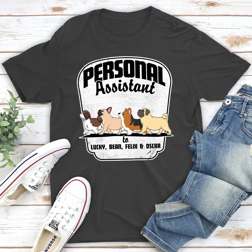 Personal Assistant - Personalized Custom Premium T-shirt - Image 4