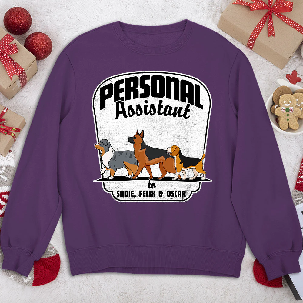 Personal Assistant - Personalized Custom Sweatshirt - Image 3