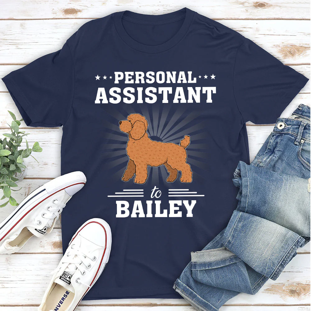 Dog Assistant - Personalized Custom Unisex T-shirt - Image 4