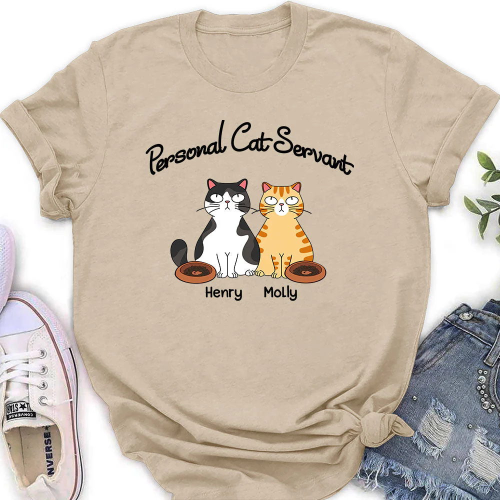 Personal Cat Servant - Personalized Custom Women's T-shirt - Image 5