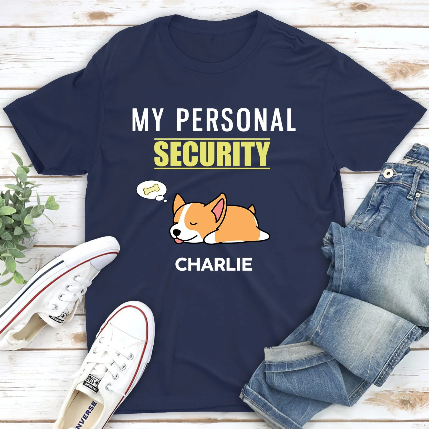 Personal Security - Personalized Custom Unisex T-shirt - Image 2