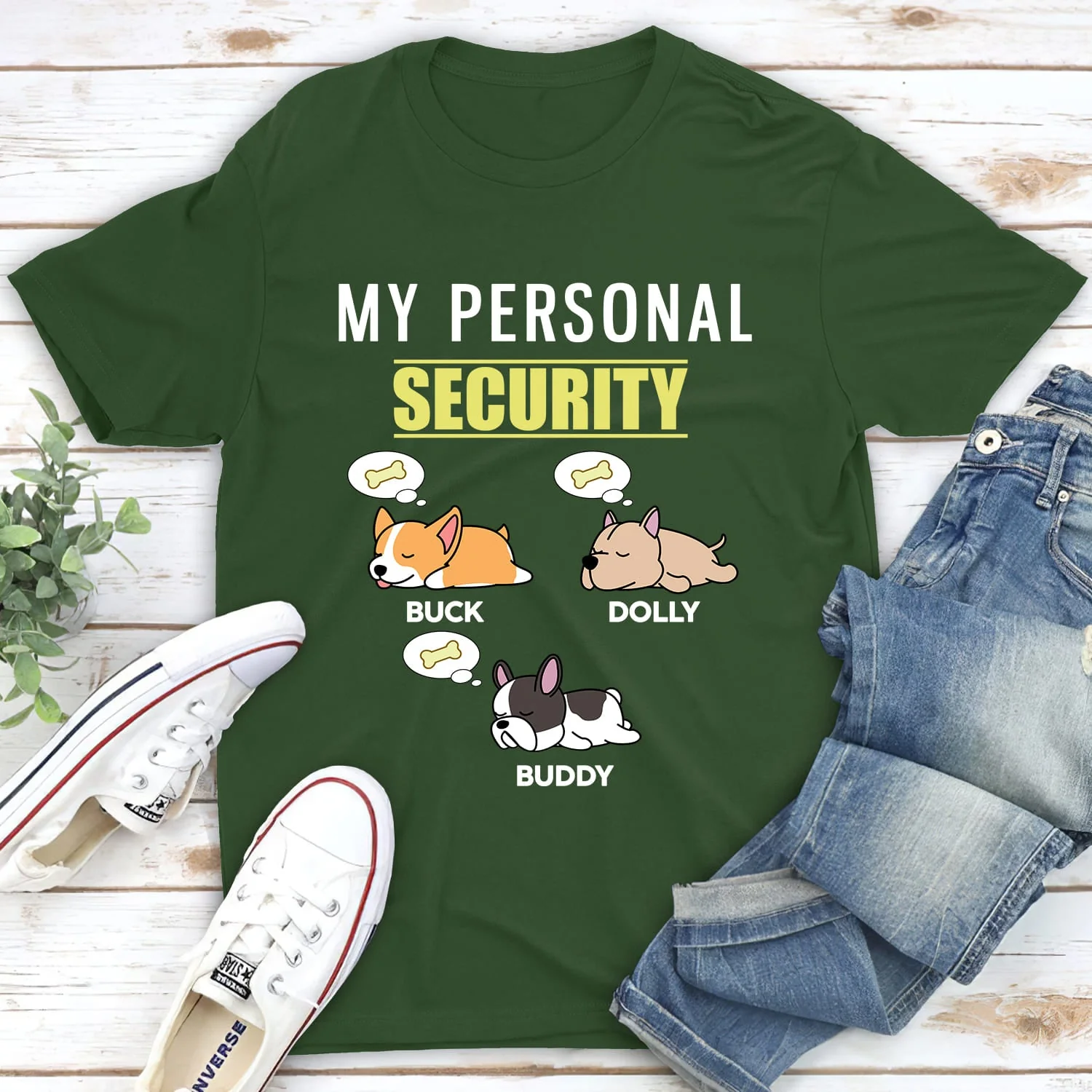 Personal Security - Personalized Custom Unisex T-shirt - Image 3