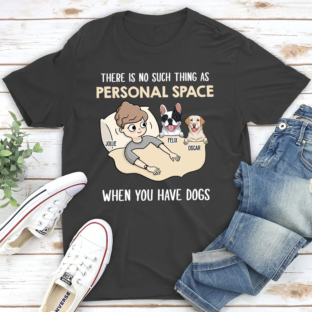Personal Space 2 - Personalized Custom Unisex T-shirt - Image 5