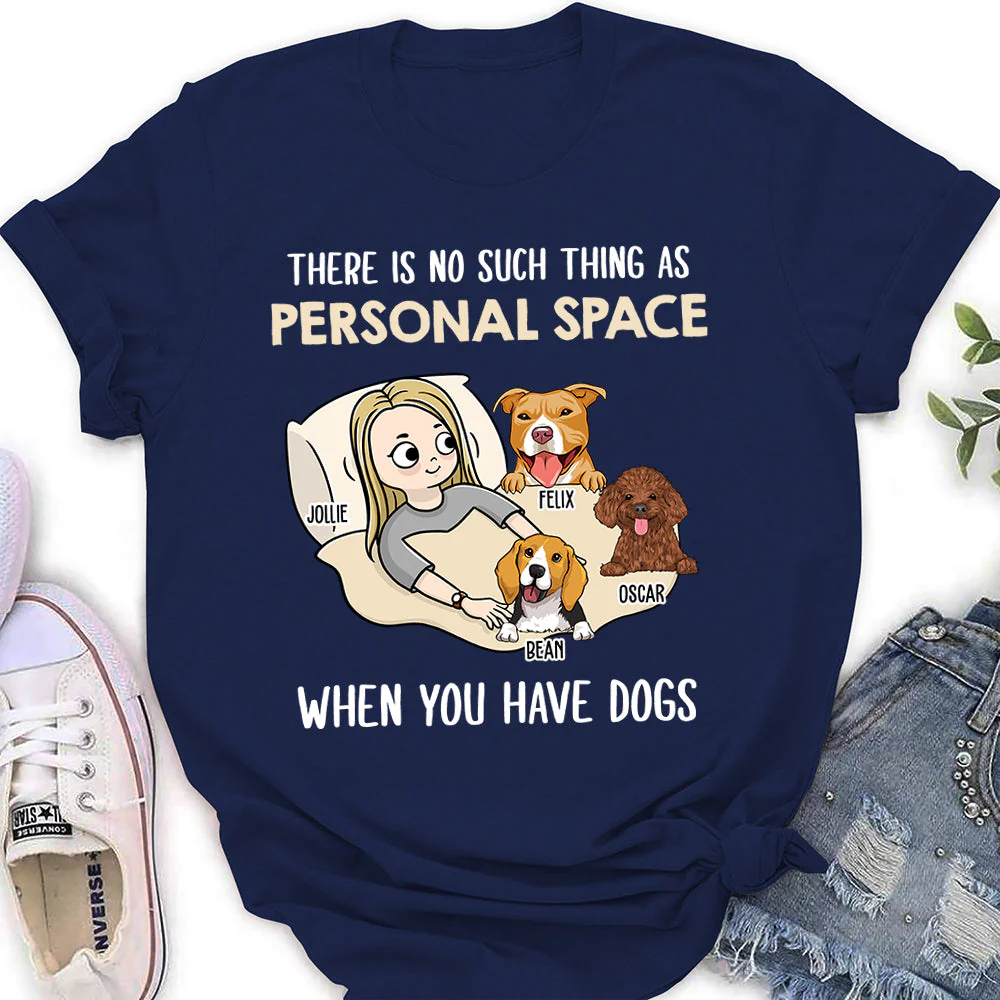 Personal Space 2 - Personalized Custom Women's T-shirt - Image 3